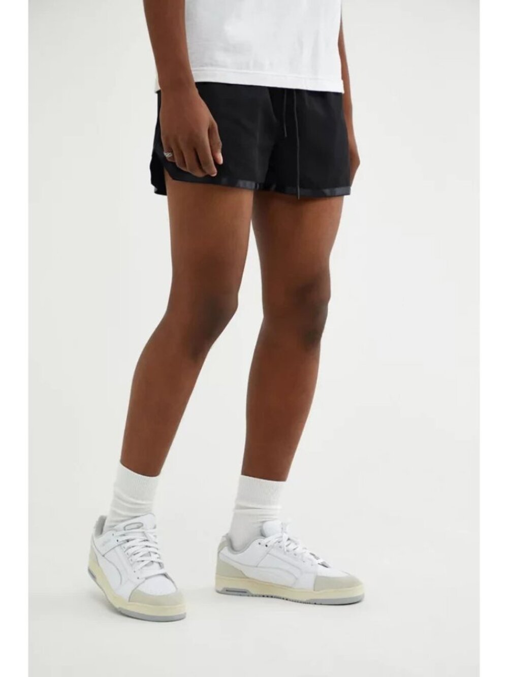 Standard Cloth Urban Outfitters Mens Shorts Size M Black Athletic Running Elasti